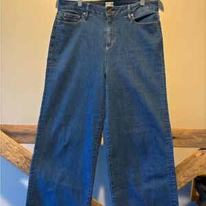 ANN MASHBURN Dark Blue Flare Jeans